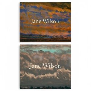 2 JANE WILSON PAINTINGS  DC Moore Gallery Exhibition Catalogs Coffee Table Books